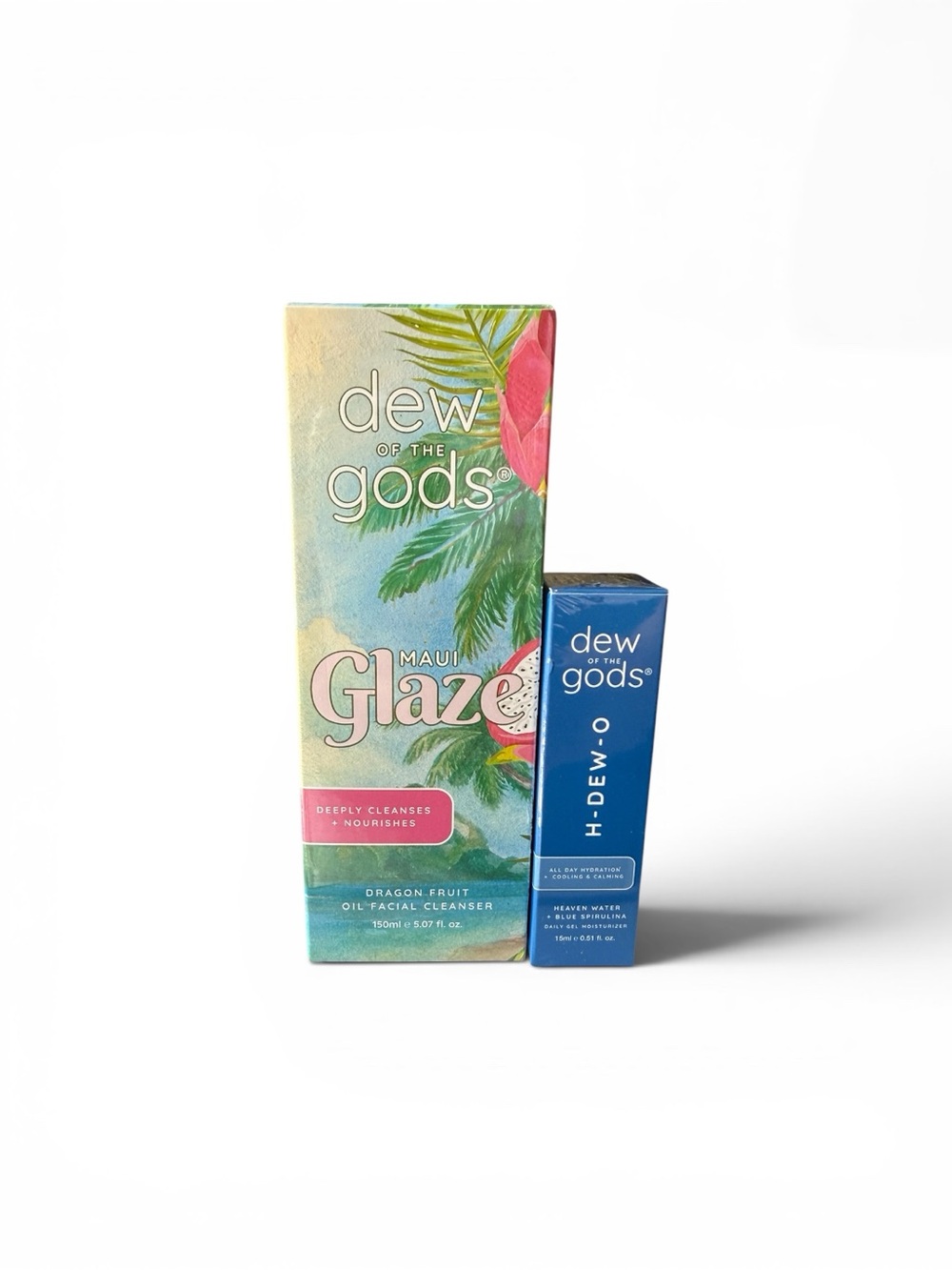 Dew of the Gods Bundle | Maui Glaze Dragon Fruit Cleanser + H-DEW-O Moisturizer